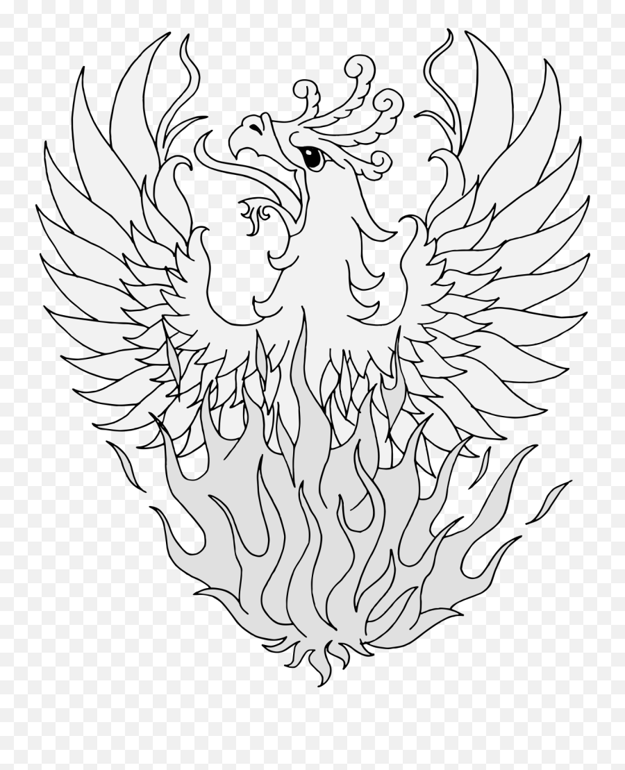 Phoenix - Phoenix Heraldry Png Emoji,Phoenix Png