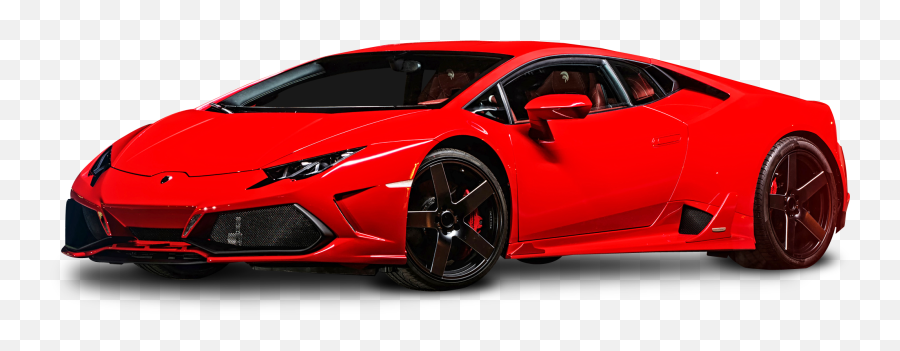 Red Lamborghini Huracan Car Png Image - Lamborghini Huracan Red Png Emoji,Lamborghini Png