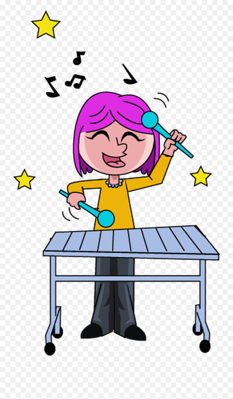 Xylophone Clipart Childs Xylophone - Child Playing Xylophone Clipart Emoji,Xylophone Clipart