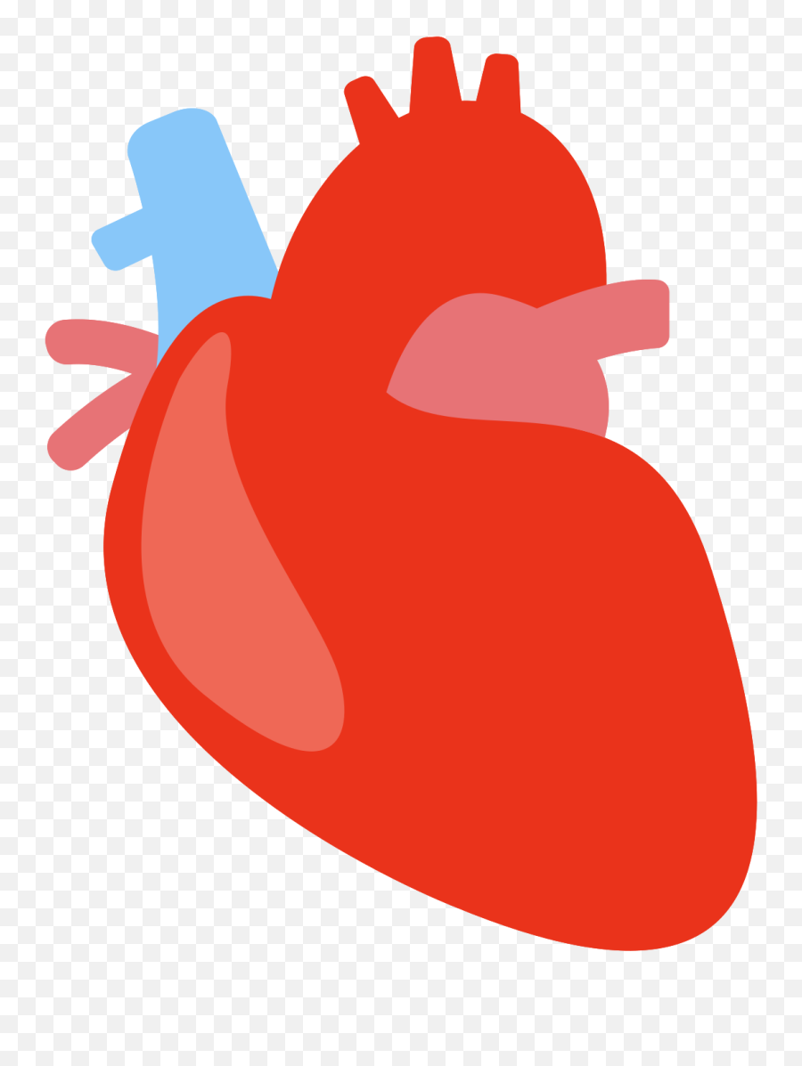 Free Human Heart 1187681 Png With Transparent Background - Human Heart Png Emoji,Heart Silhouette Png