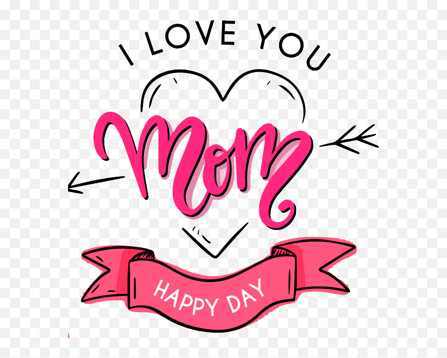 Download Vector Mothers Day English Free Png And Vector - Heart Happy Mothers Day Png Emoji,Mothers Day Clipart Free