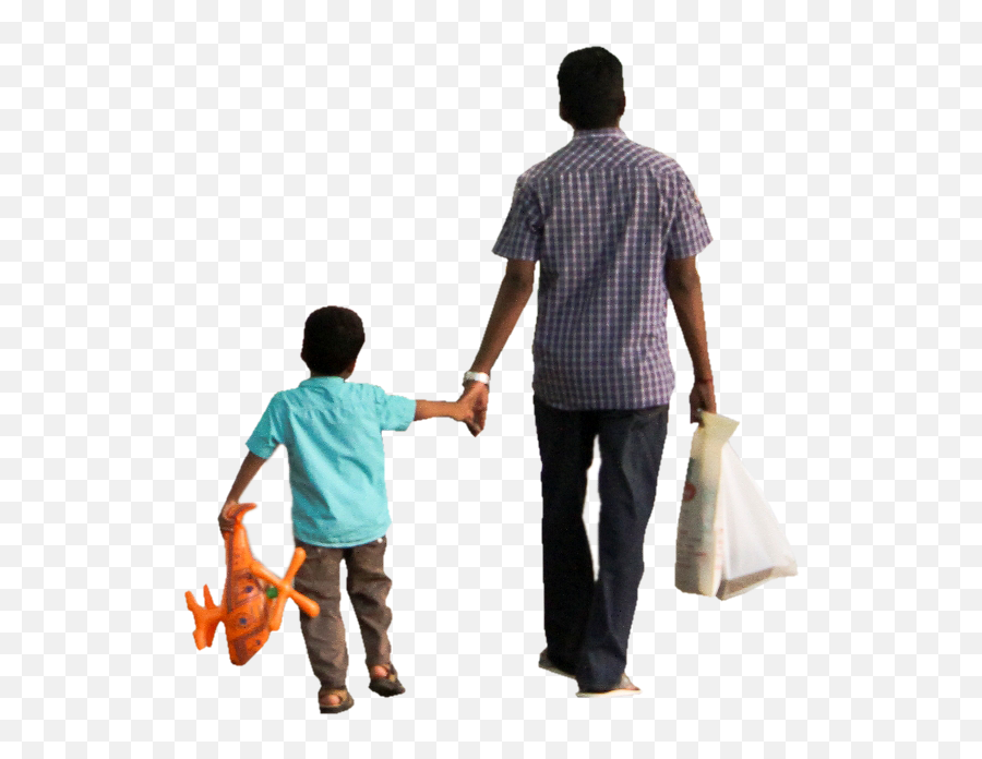 565 X 615 27 0 - Father And Son Png Transparent Cartoon Cut Out People Indian Emoji,Family Walking Png