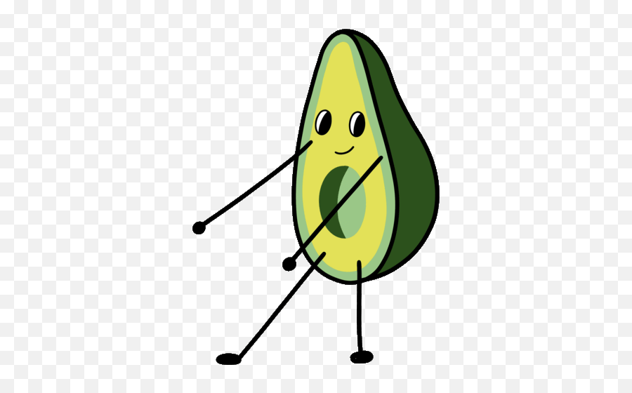 Scavocados Avocados Avocado Sticker By Cool Edits - Flossing Avocado Gif Emoji,Avocado Transparent Background