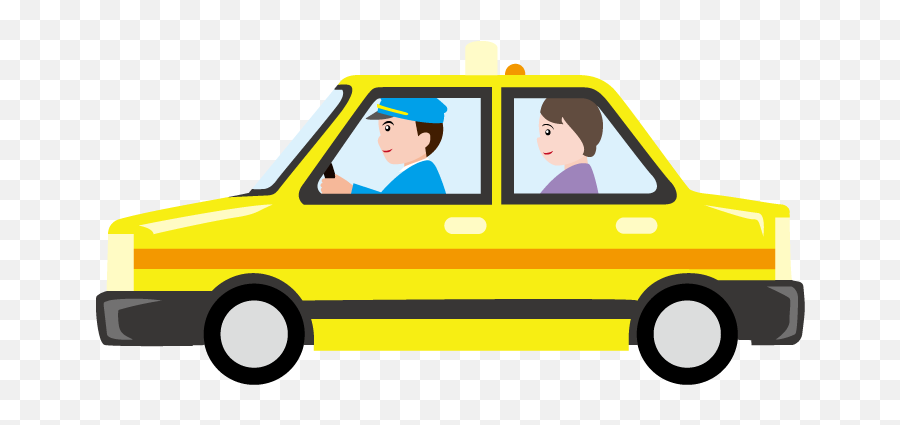 Taxi Clipart Transparent - Taking A Taxi Clipart Emoji,Taxi Clipart