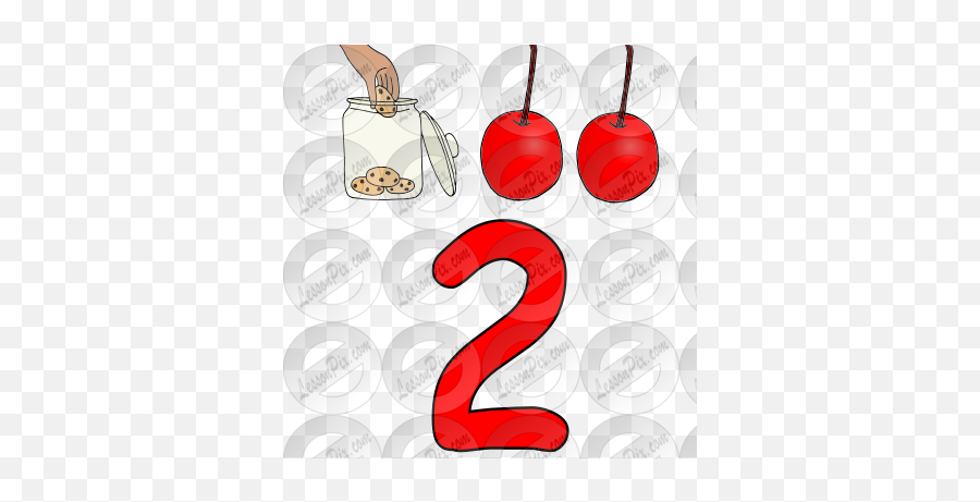 Take 2 Cherries Picture For Classroom Therapy Use - Great Dish Emoji,Cherries Clipart