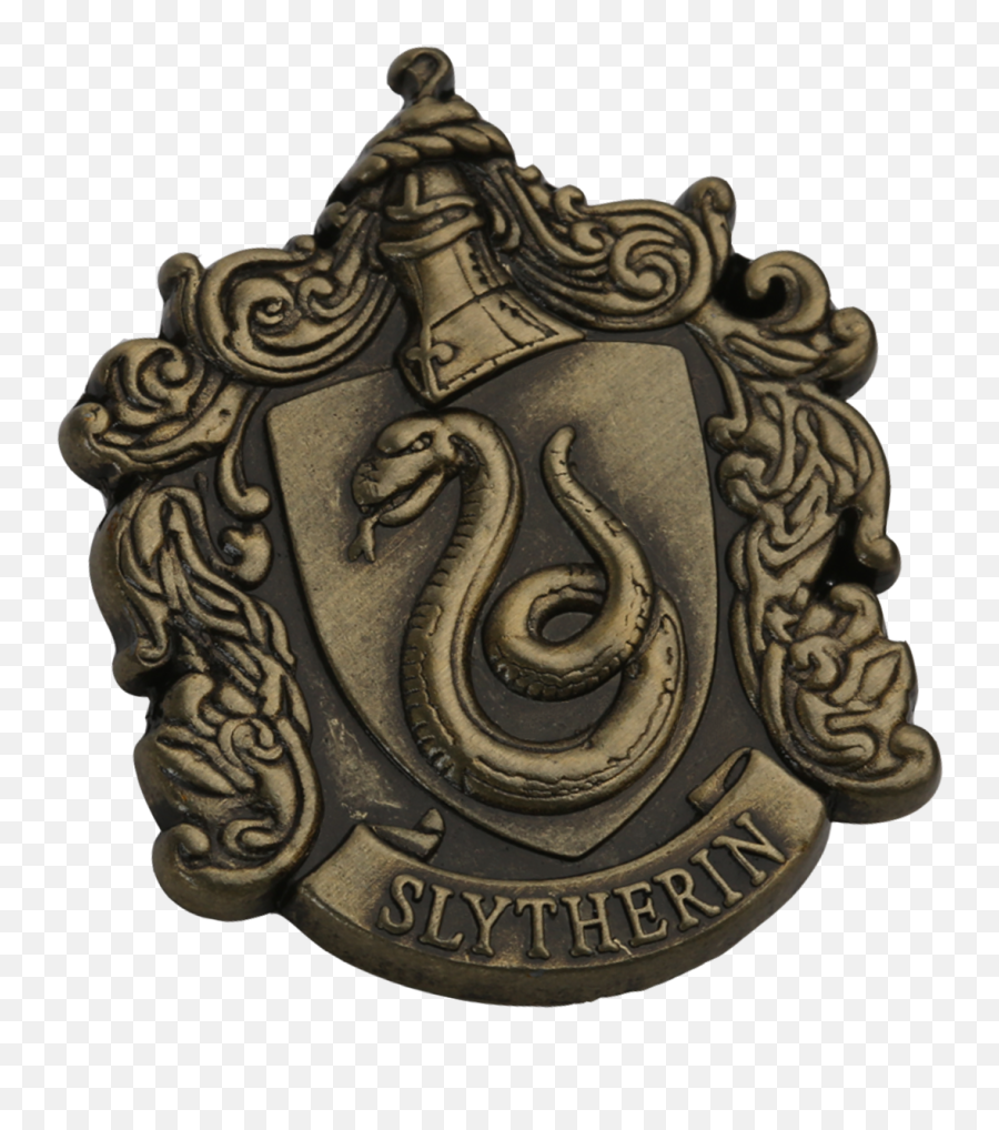 Slytherin Pin Badge Scaled - Solid Emoji,Slytherin Png