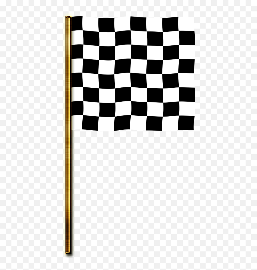 Flag Targeted Banner Checkered Flag - Cuadritos Negros Y Black And White Checker Board Emoji,Checkered Flags Clipart