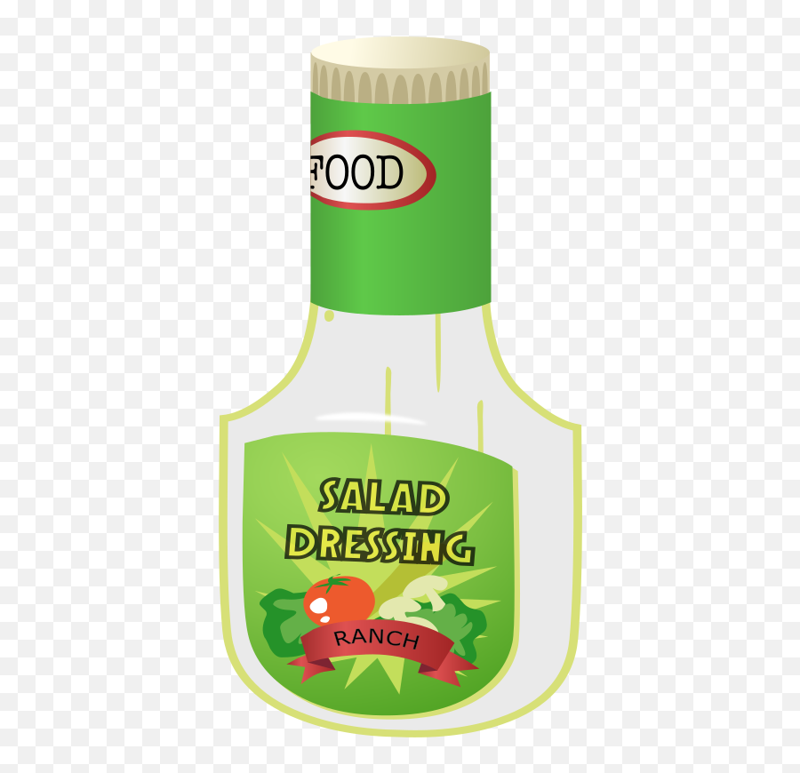 Openclipart - Bottle Salad Dressing Clipart Emoji,Clipart Dressing