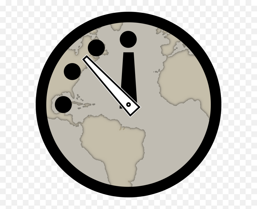 Clock Clip Art Download - Doomsday Clock Clipart Png Doomsday Clock Clipart Emoji,Clock Clipart