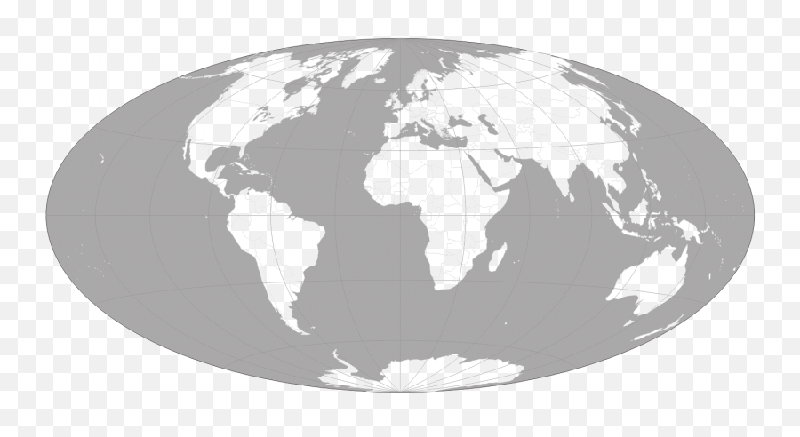 Printable World Map Blank Outline Emoji,Blank World Map Png