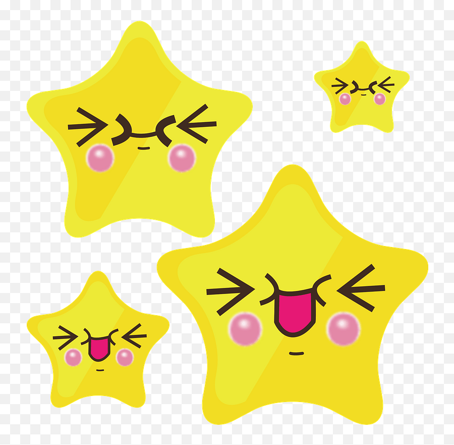 Cartoon Stars Clipart Free Download Transparent Png - Happy Emoji,Stars Clipart