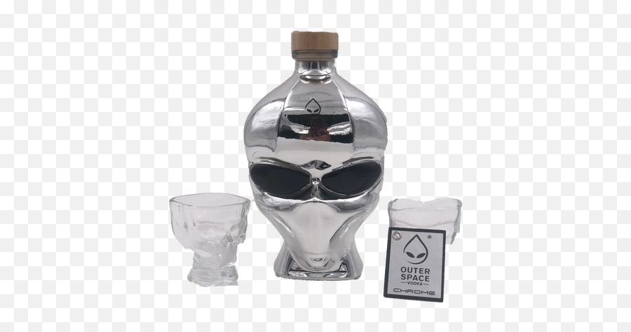 Outer Space Chrome Vodka With Set 2 Shots Glasses Emoji,Google Chrome Old Logo