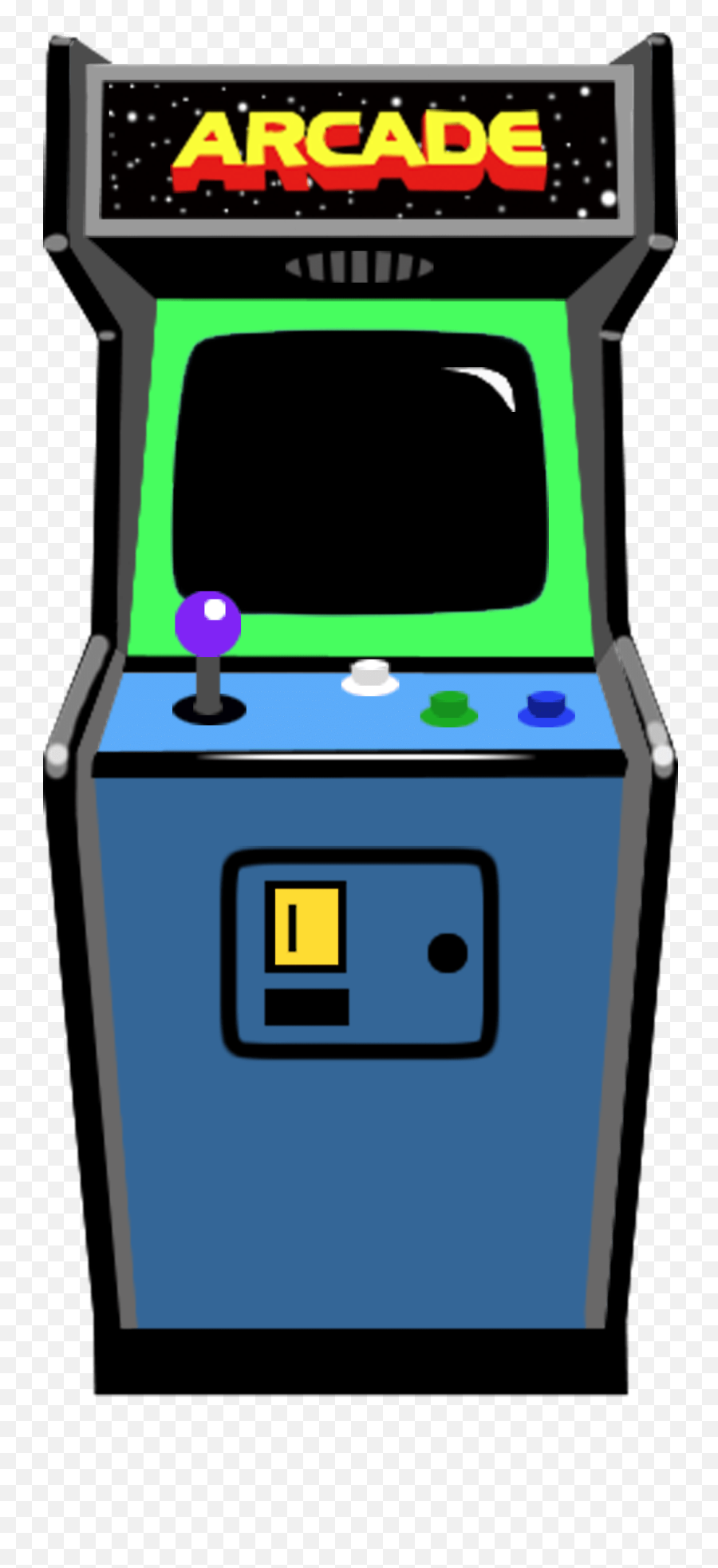 Arcade Retro Arcade Retro Arcade Machine - Transparent Arcade Game Clipart Emoji,Video Game Clipart