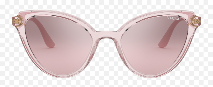 Sunglasses Vo5294s - Top Pink On Transparent Brown Mirror Emoji,Transparent Frame Sunglasses