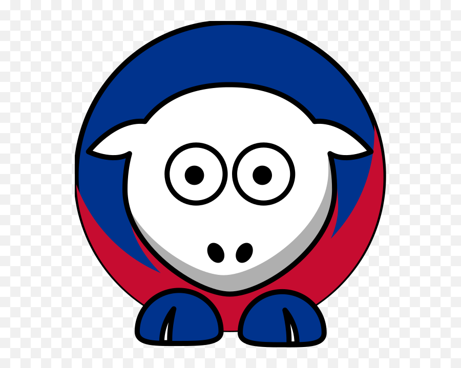 Sheep 3 Toned Buffalo Bills Colors Svg Vector Sheep 3 - Dot Emoji,Buffalo Clipart