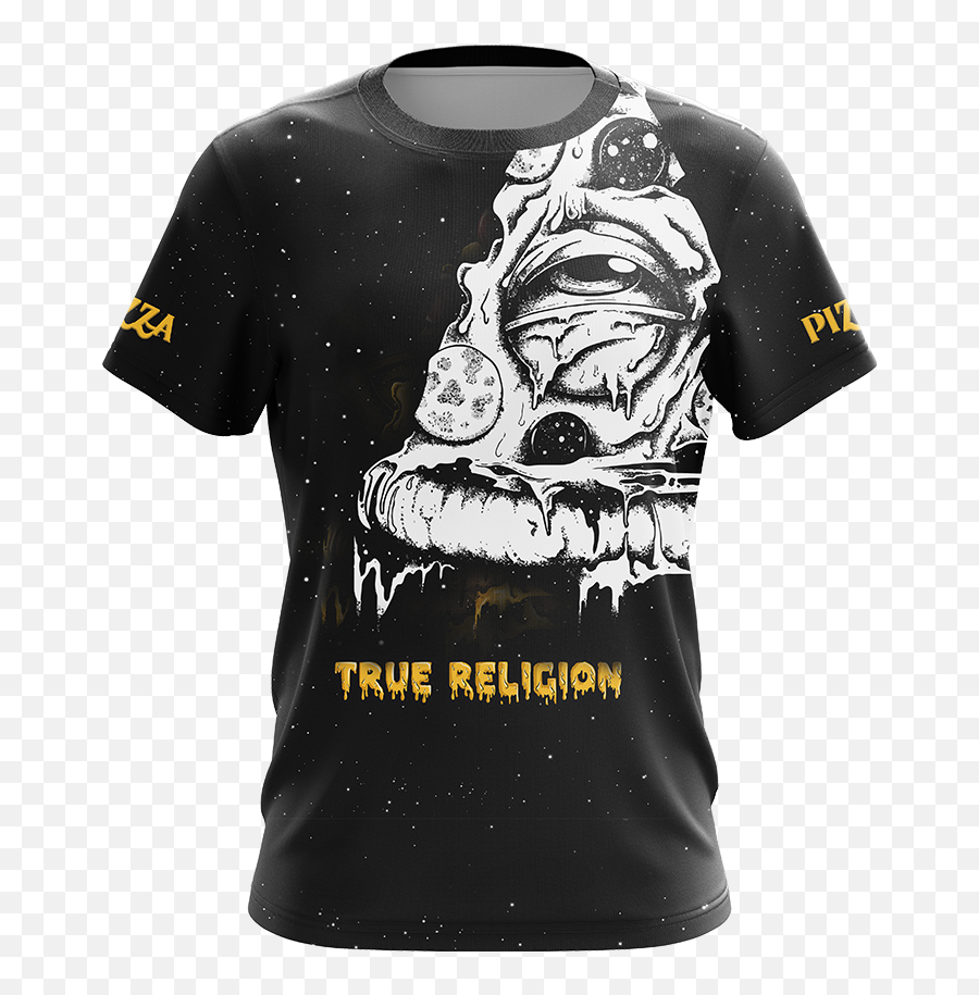 True Religion Pizza Unisex 3d T - Shirt U2013 Moveekbuddyshop Emoji,True Religion Logo Png