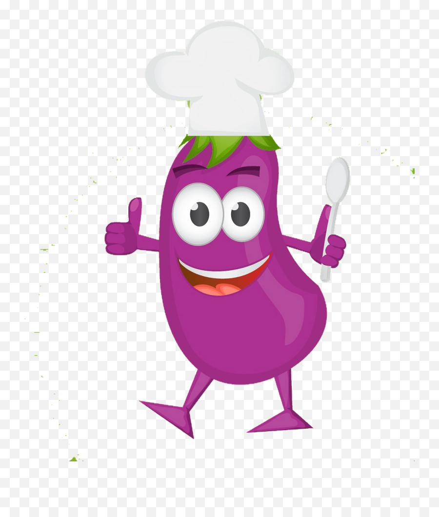Chef Aubergine Clipart Free Download Transparent Png Emoji,Brinjal Clipart