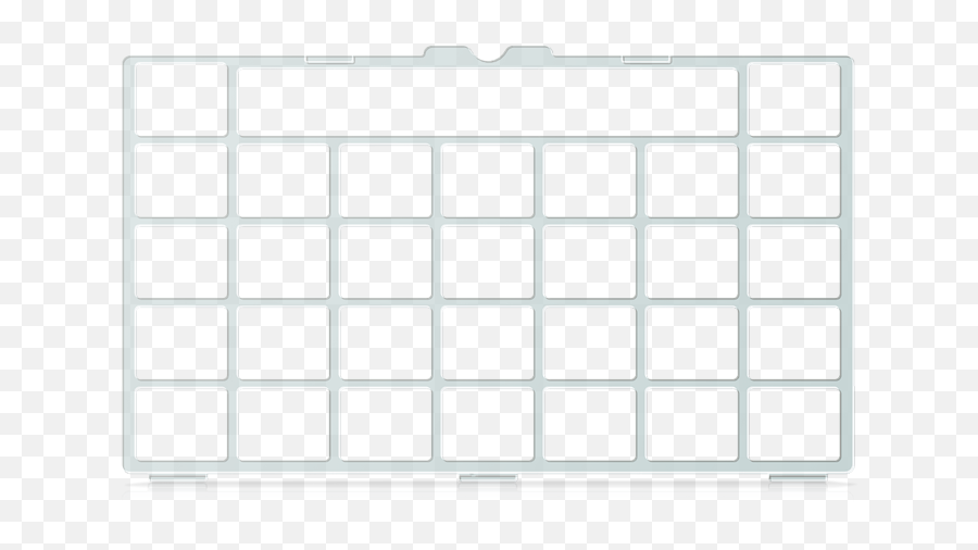 I - Series Keyguards Emoji,White Grid Transparent