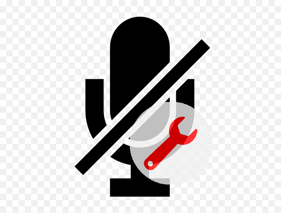 Broken Mic Png - Red Mute Mic Icon Transparent Png Full Language Emoji,Mic Png