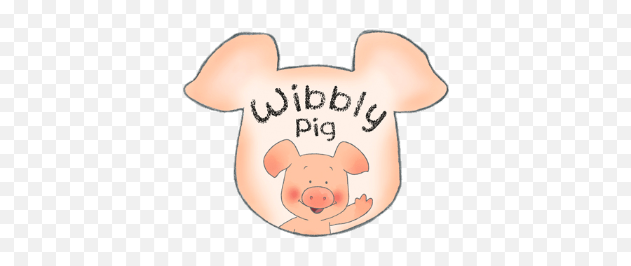 Wibbly Pig Logo Transparent Png - Wibbly Pig Logo Emoji,Pig Logo