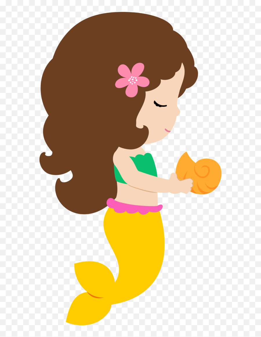 Mermaid Clipart Png Transparent Png - Mermaid Clipart Png Emoji,Mermaid Clipart
