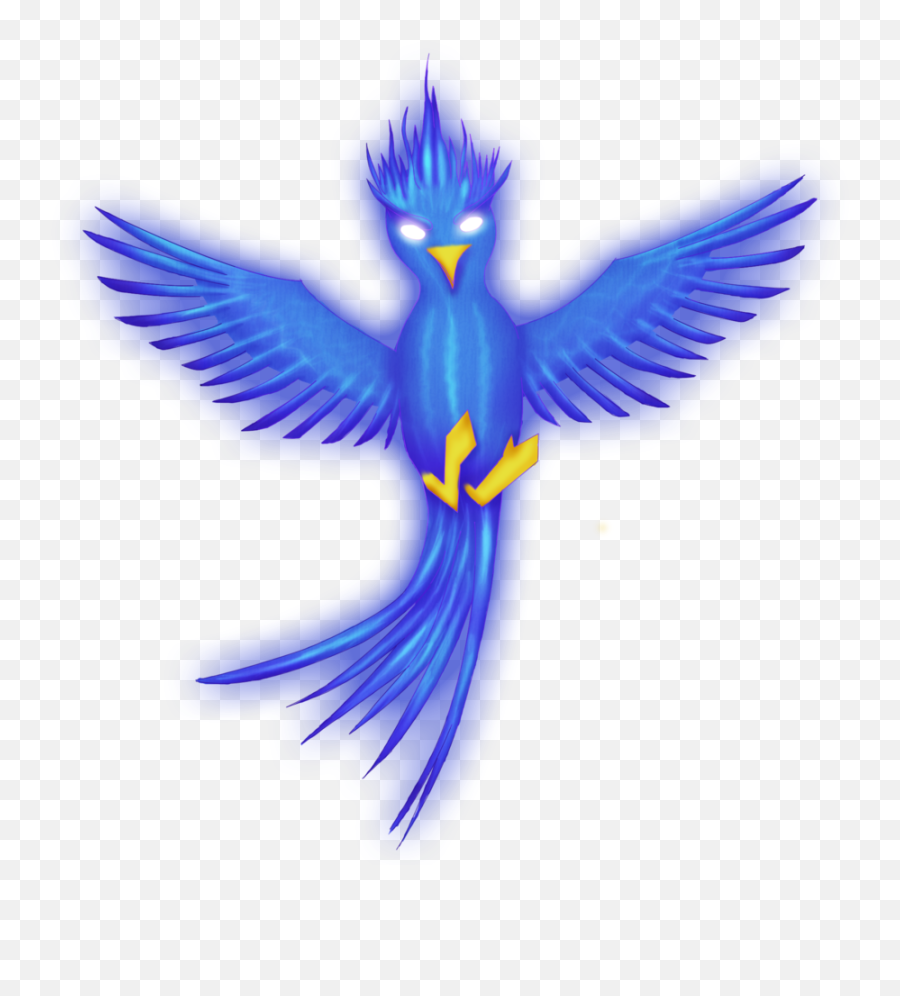 Blue Flame Logo - Blue Phoenix Gif Transparent Emoji,Phoenix Png