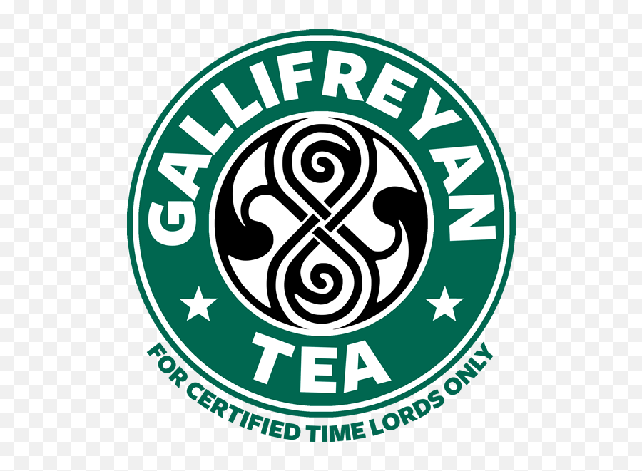 Gallifreyan Tea Tea Logo Logo Inspiration Infinity Symbol - Starbucks Emoji,Who Logo