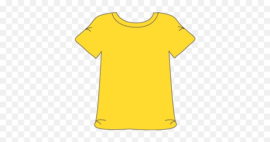 Yellow Tshirt Clip Art - Yellow T Shirt Clipart Emoji,Shirt Clipart