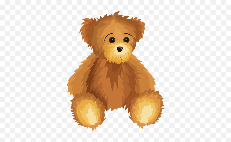 Teddy Bear Illustration - Transparent Teddy Bear Vector Emoji,Teddy Bear Transparent Background