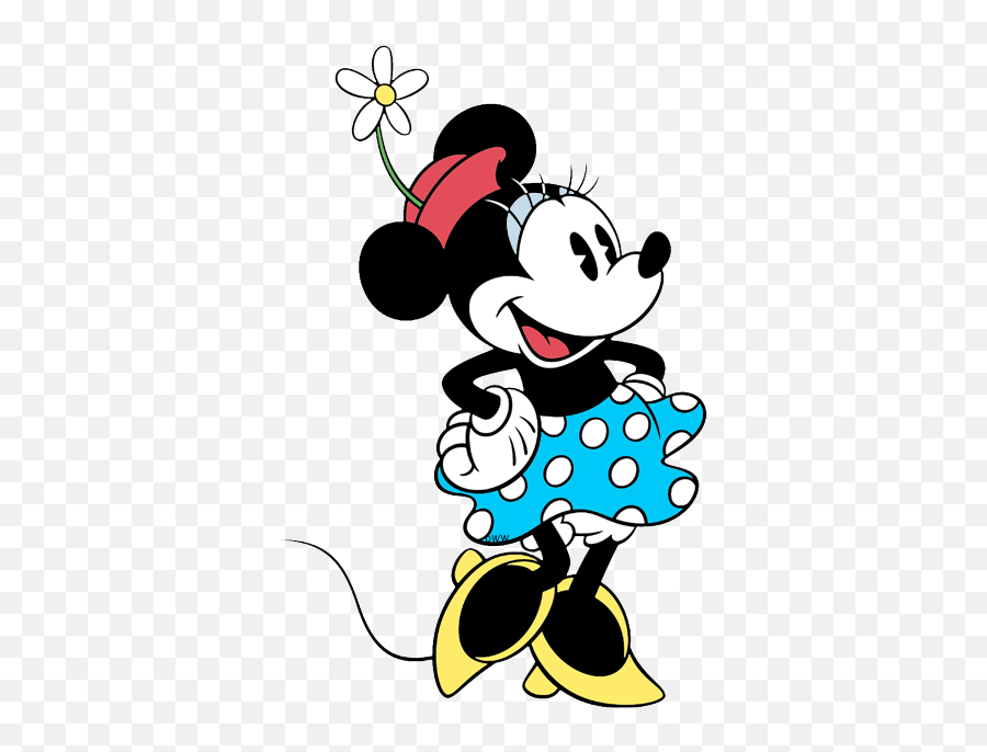 Old Minnie Mouse Drawing Png Image With - Minnie Mouse Retro Png Emoji,Minnie Mouse Clipart