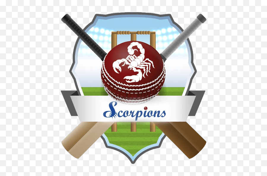 Cropped - Cricket Bat Ball Emoji,Scorpions Logo