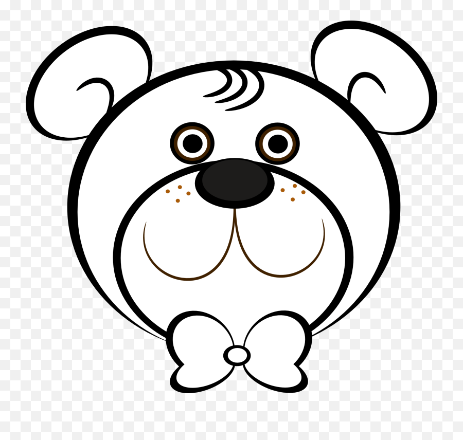 Teddy Bear Black And White Free Teddy Bear Clipart Black And - Bear Cute Clipart Black And White Emoji,Teddy Bear Clipart