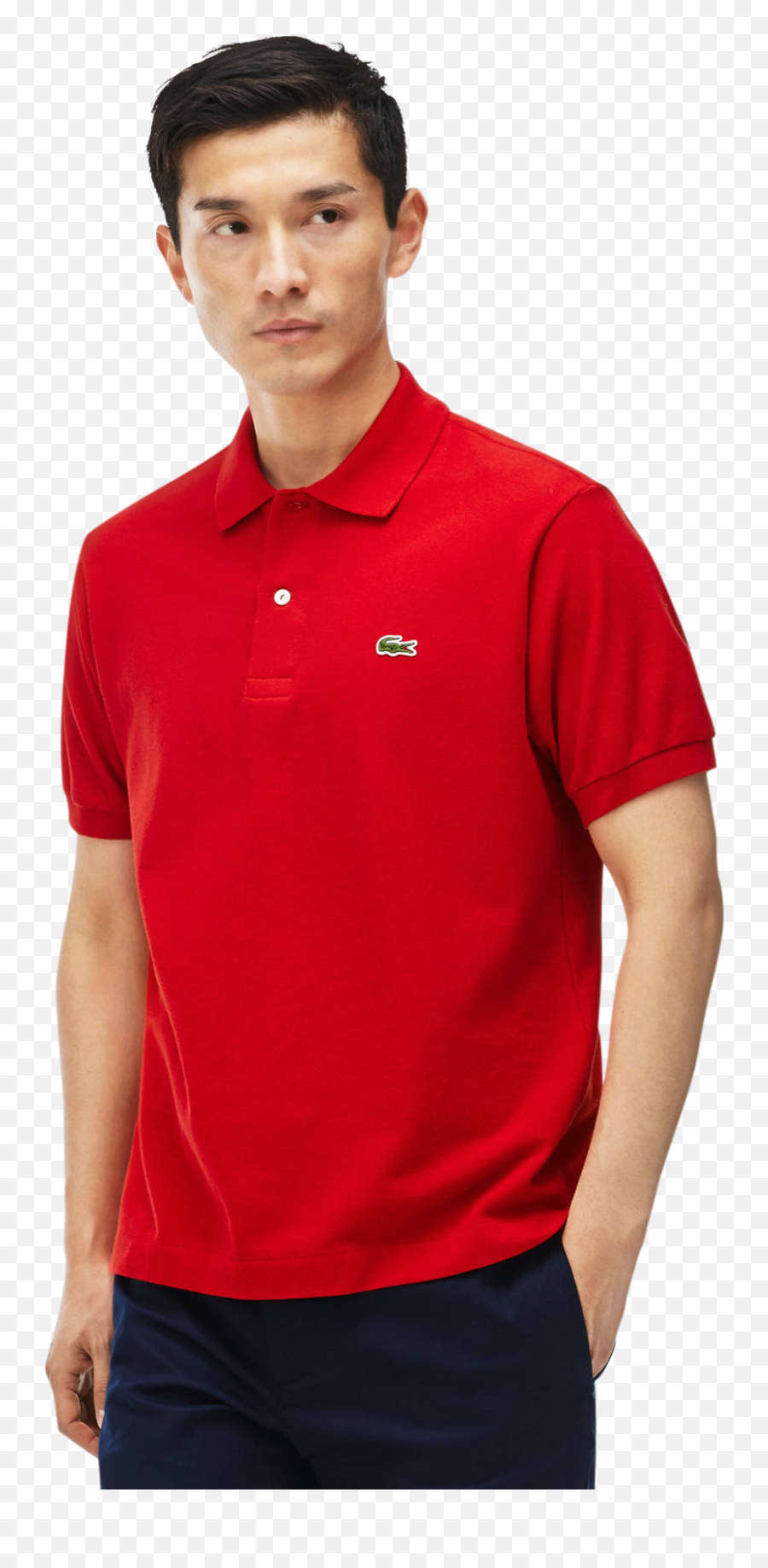 Lacoste Caiman Menu0027s Polo Shirt Short Sleeve Red - Lacoste Polo Shirt Red Emoji,Red Shirt Png