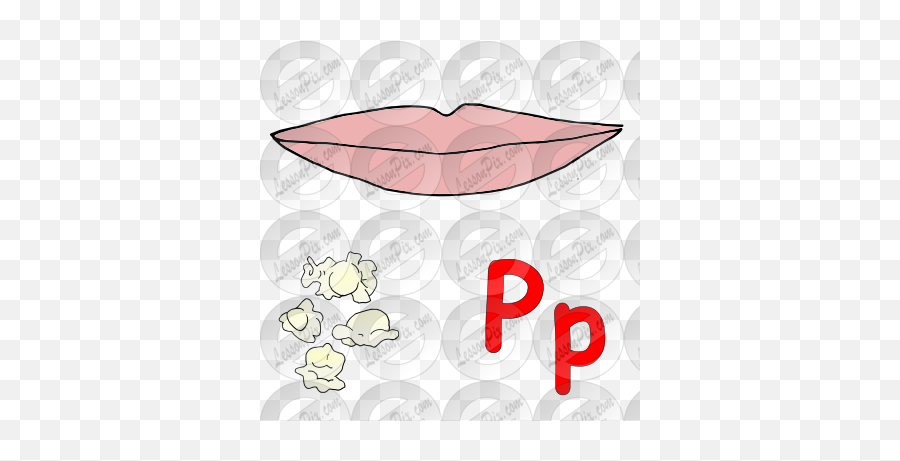P Sound Picture For Classroom Therapy - Girly Emoji,Sound Clipart