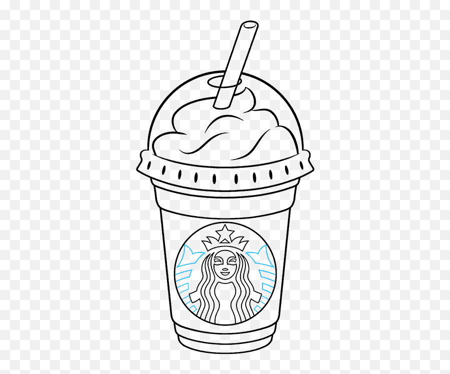 Starbucks Logo Sketch Page 7 - Line17qqcom Starbucks Drawing Emoji,Starbucks Logo