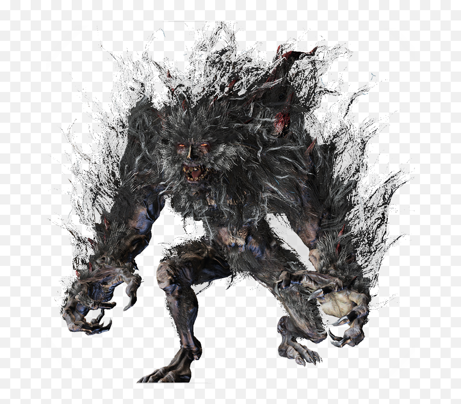 Bloodborne Hunter Png - Abhorrent Beast Bloodborne Emoji,Beauty And The Beast Clipart Black And White