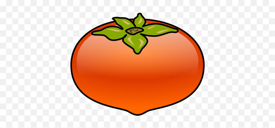 Japanese Persimmon Photo Background Transparent Png Images - Persimmon Clipart Emoji,Tomato Clipart