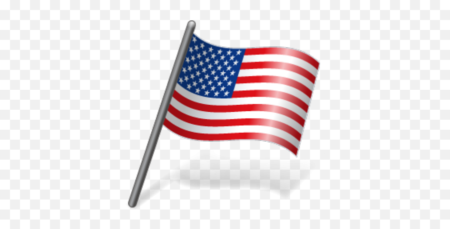 American Flag North America United States Us Usa - 6757 Emoji,Waving American Flag Png