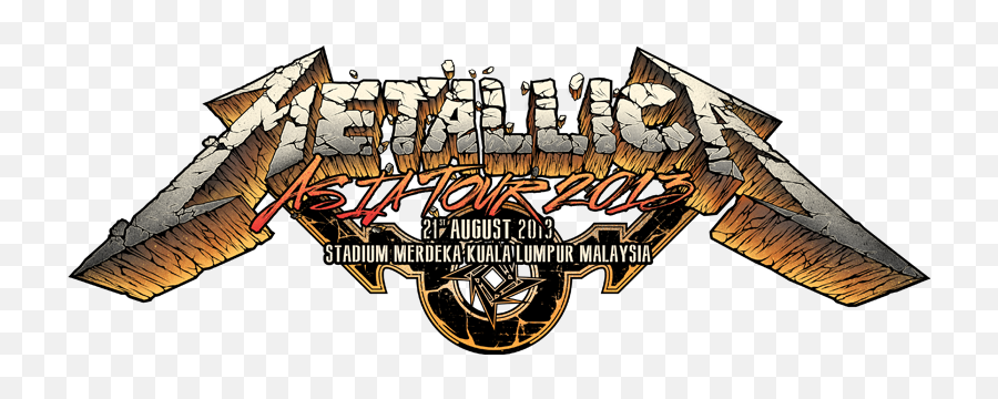 Metallica Live In Kl On Behance - Horizontal Emoji,Metallica Logo