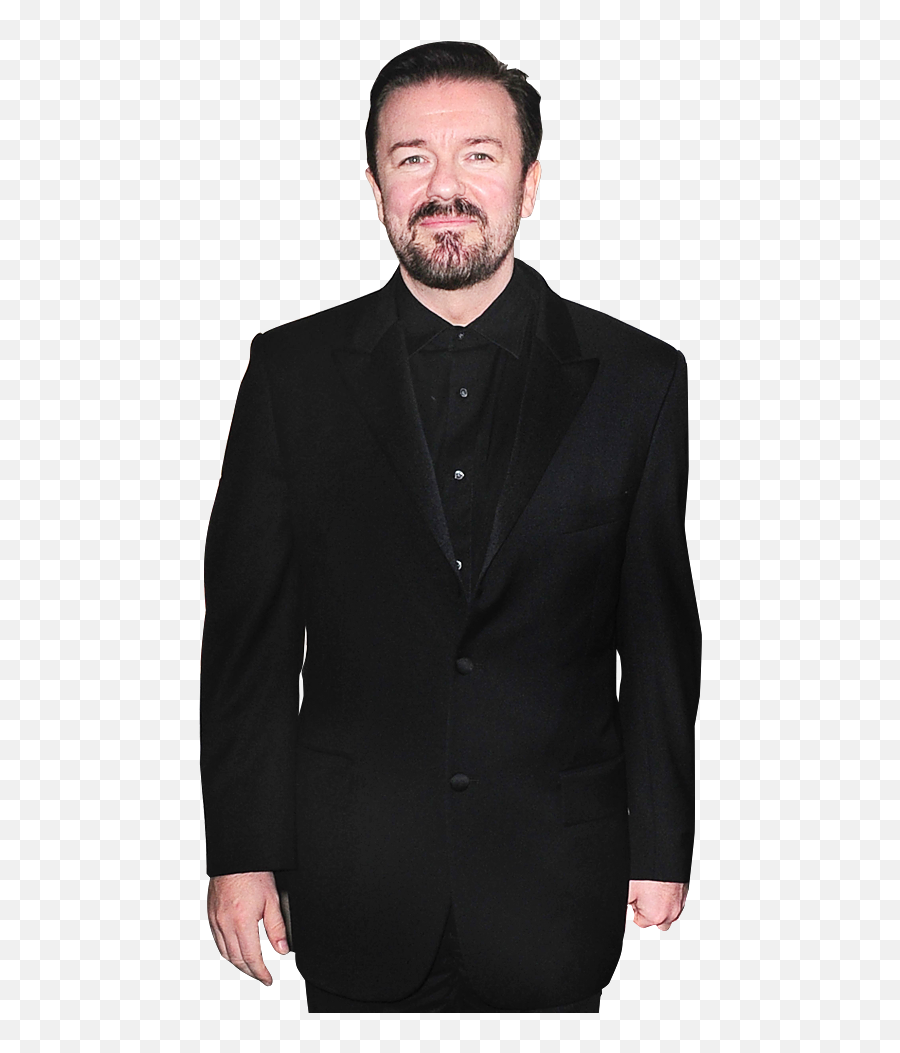 Ricky Gervais Says Nbc Wants Him To Host The Golden Globes Emoji,Suit Transparent Background