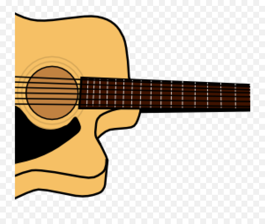 Acoustic Guitar Clipart - Acoustic Guitar Clip Art Emoji,Guitar Clipart