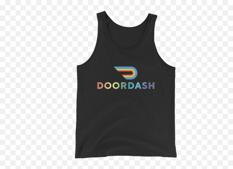 Doordash Pride Unisex Tank Top - Active Tank Emoji,Doordash Logo