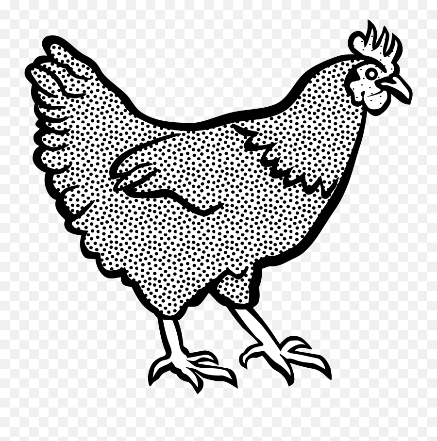 Animal Chicken Farm Hen Png Image Emoji,Chicken Clipart Black And White