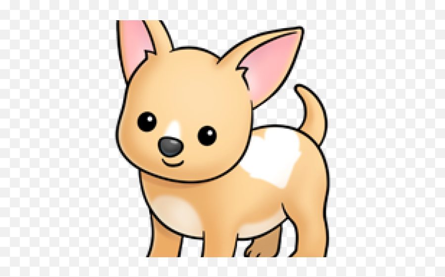 Chihuahua Clipart - Nuttede Tegninger Af Dyr Emoji,Chihuahua Clipart