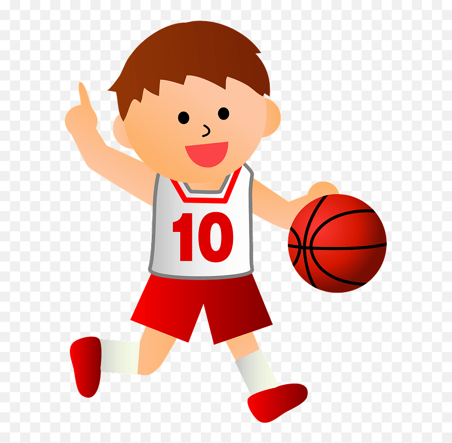Basketball Player Clipart - Basketball Clipart Creazilla Emoji,Basketball Player Clipart