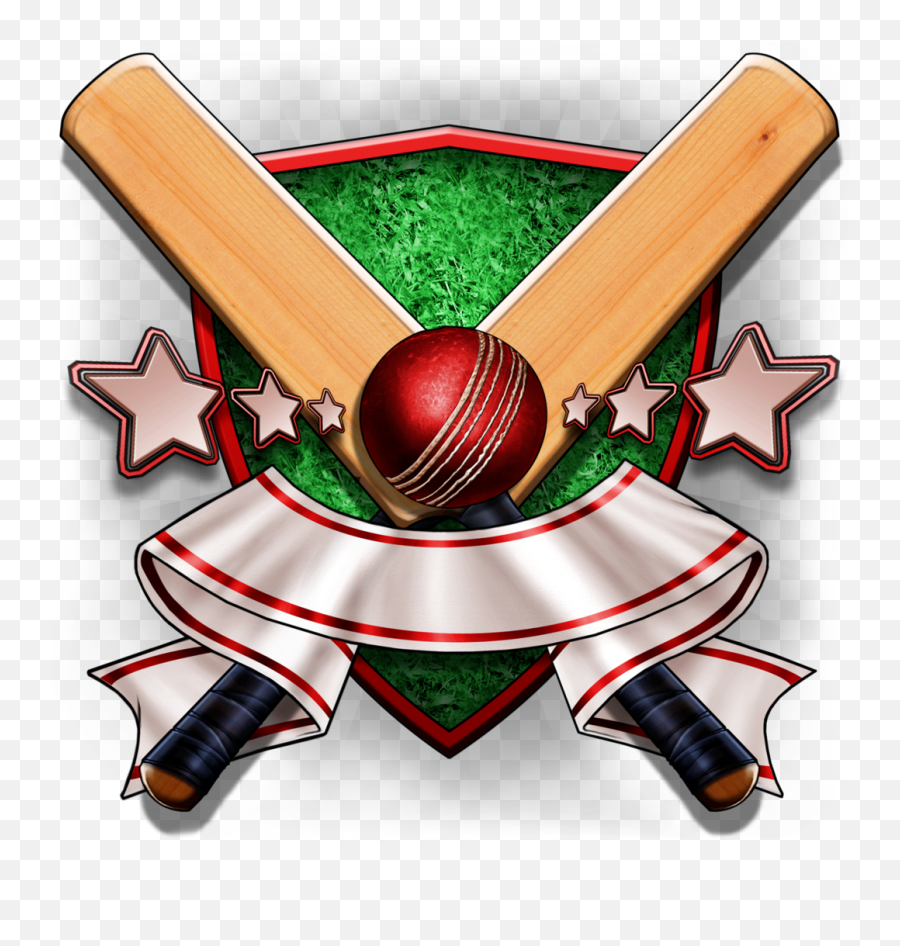 Cricket Clipart Paddle - Vector Cricket Logo Png Emoji,Cricket Clipart