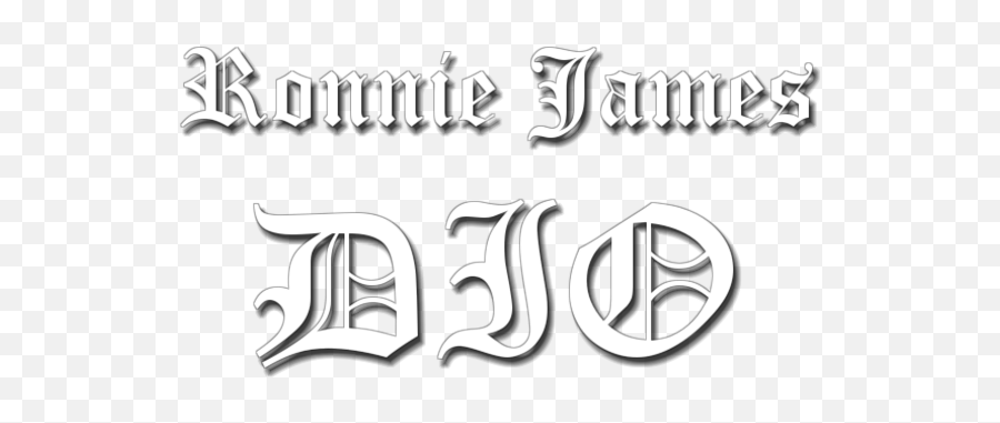 Ronnie James Dio Logo Png - Language Emoji,Dio Logo