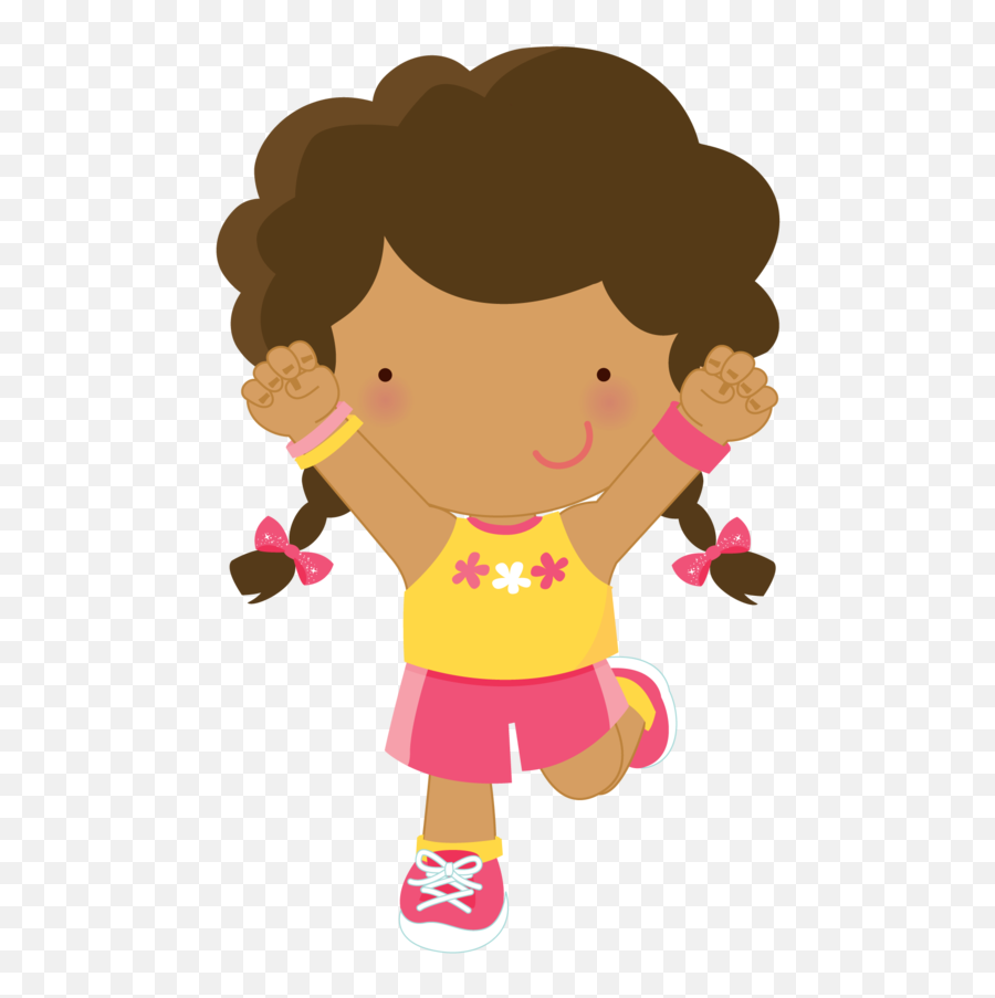 Download Say Hello - Child Running Clipart Png Full Size Dibujos De Niños En Olimpiadas Emoji,Running Clipart