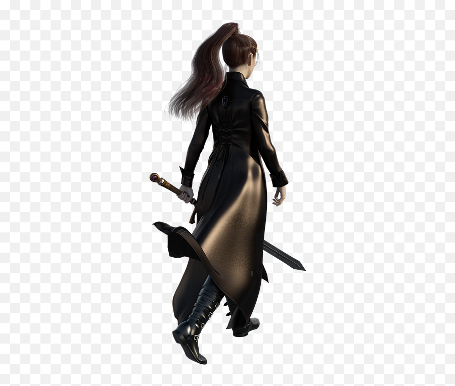 Female Walking Away Woman - Free Image On Pixabay Fictional Character Emoji,Woman Walking Png