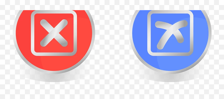 Blue And Red Check Mark Ai Free Download - Pikbest Language Emoji,Red Check Mark Png